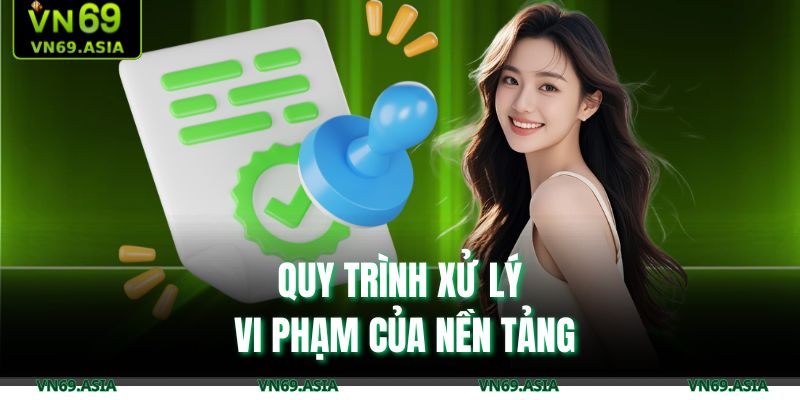 Quy trình xử lý vi phạm của nền tảng
